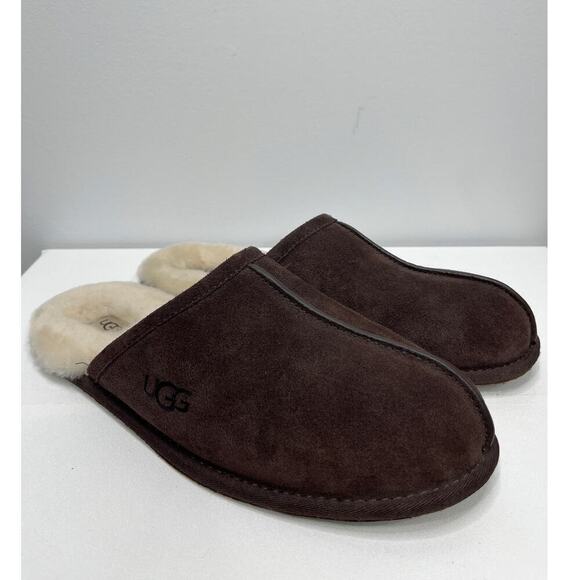 UGG Men’s Brown Suede Scuff Slippers / Size-13 main image 8
